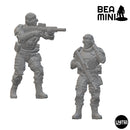 Strikers | BeaMini Unpainted Sci-fi Miniatures