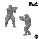 Mercenaries | BeaMini Unpainted Sci-fi Miniatures