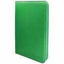 Ultra Pro Binder - Vivid 9-Pocket Zippered Pro-Binder - Green