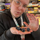 Arcane Runes - 7 Piece Runic Polyhedral Dice Set + Dice Bag