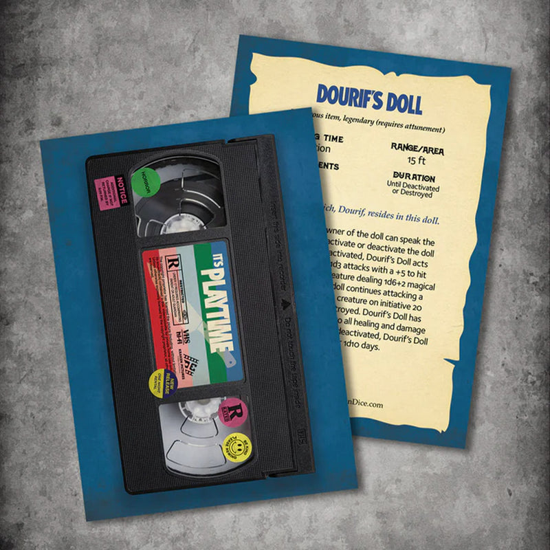 'It's Playtime' -  14pc Horror Themed Dice Set by Kraken Dice