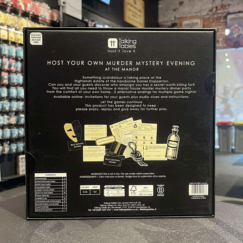 Host Your Own Murder Mystery - At The Manor