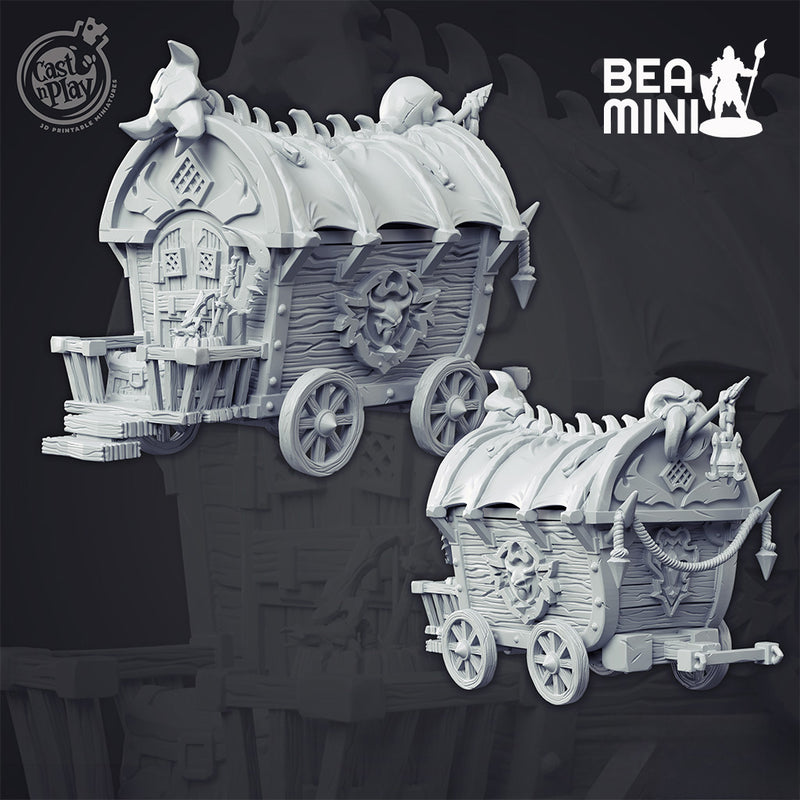 Dark Carriage | BeaMini Unpainted RPG Miniatures