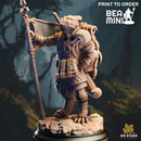 Kobold Squire - Archemen the Stouthearted | BeaMini Print to Order Miniatures