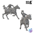 Dullahan Headless Riders | BeaMini Unpainted RPG Miniatures