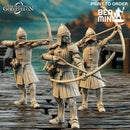 Town Guard Archers | BeaMini Print to Order Miniatures
