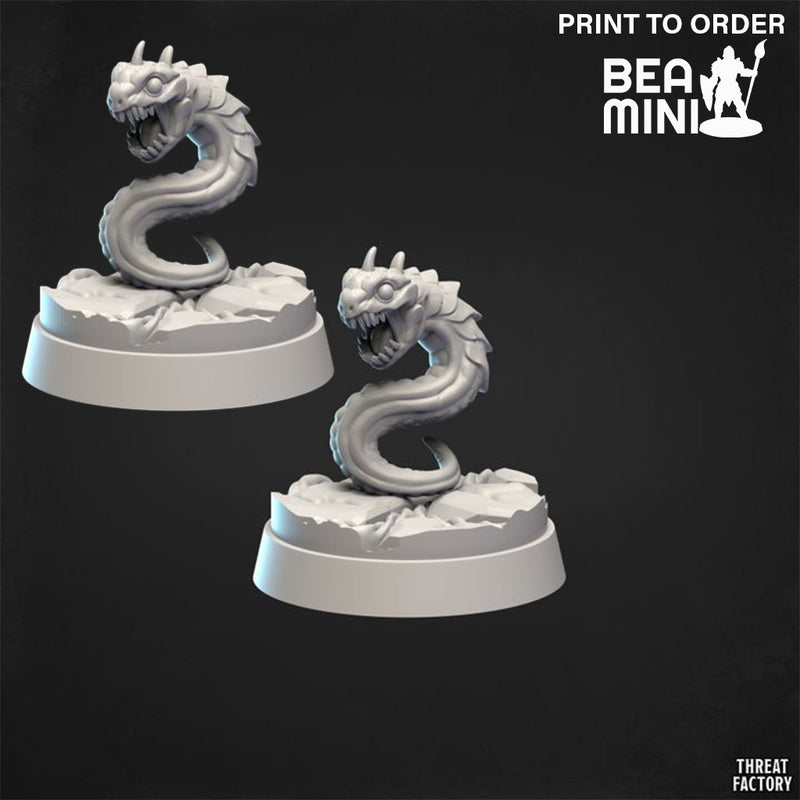 Slaad Tadpole (2 Tadpoles) | BeaMini Print to Order Miniatures