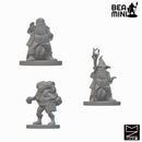 Dwarf Wizards (wave 3) | BeaMini Unpainted RPG Miniatures