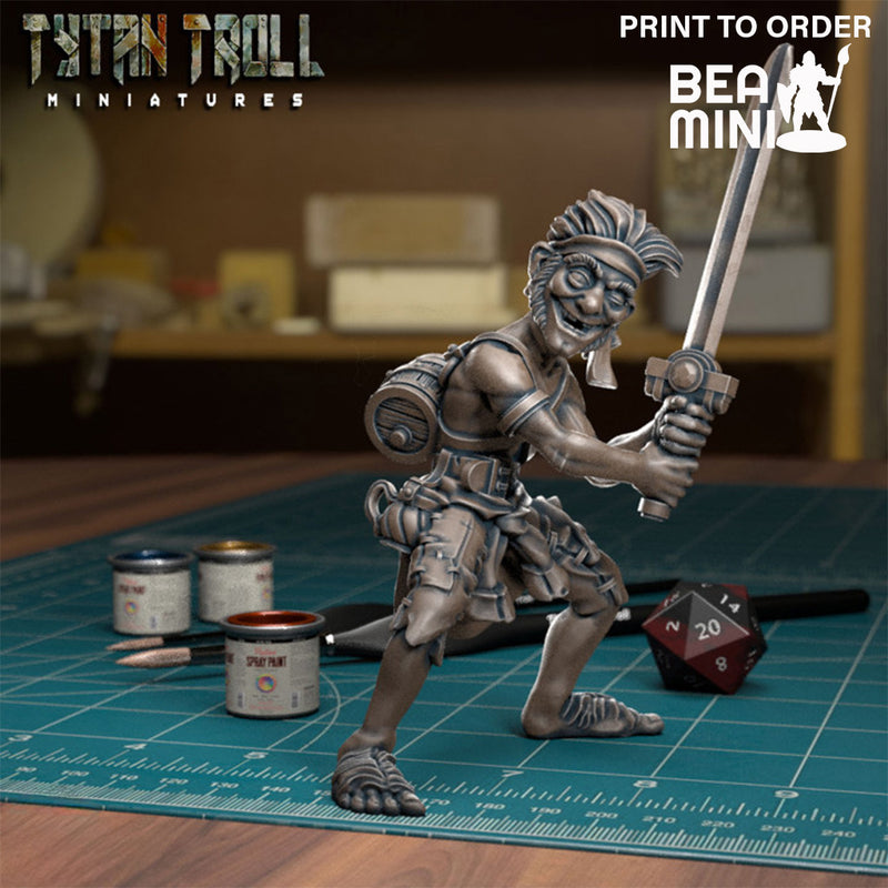 Halfling Young Adventurer | BeaMini Print to Order Miniatures