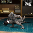 Trogolodyte 03 | BeaMini Print to Order Miniatures