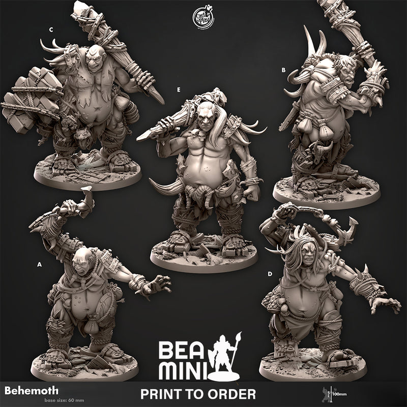 Behemoth | BeaMini Print to Order Miniatures
