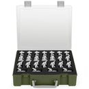 50 Slot Protective Miniatures Case - Green