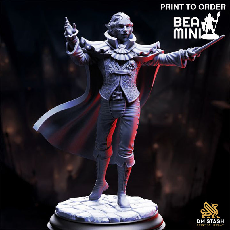Vampiric Virtuoso - Ferdinand Vandame | BeaMini Print to Order Miniatures