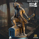 Pirate Scoundrel - Ervin "Wave Dancer" Barton | BeaMini Print to Order Miniatures