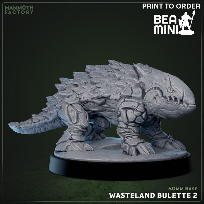 Wasteland Bulette 2 | BeaMini Print to Order Miniatures