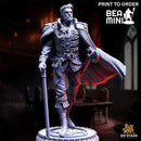 Vampire General - Benoit Blood-Eyes | BeaMini Print to Order Miniatures
