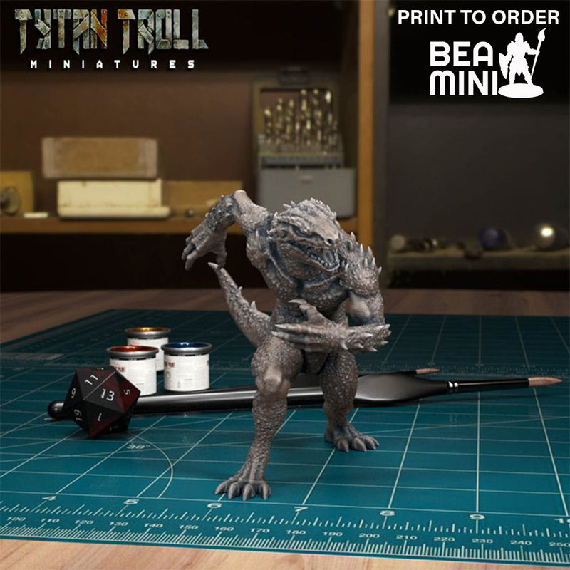Trogolodyte 10 | BeaMini Print to Order Miniatures