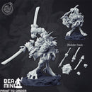 Korl - Grung Barbarian | BeaMini Print to Order Miniatures