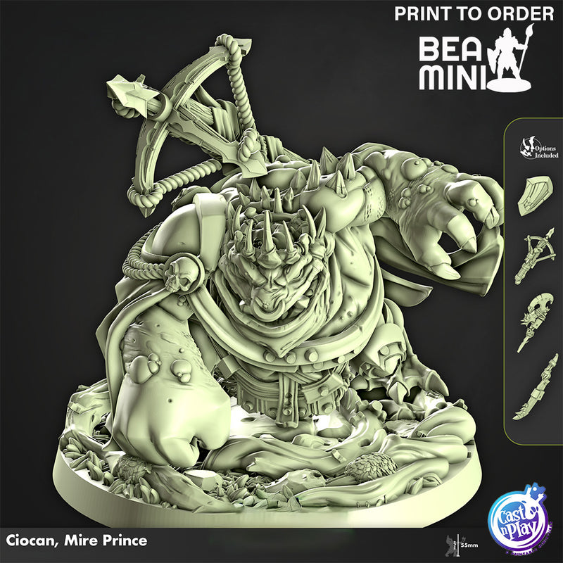 Ciocan, Mire Prince | BeaMini Print to Order Miniatures