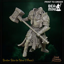 Brother Silas the Silent | BeaMini Print to Order Miniatures