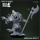 Boneyard Gnoll 5 | BeaMini Print to Order Miniatures
