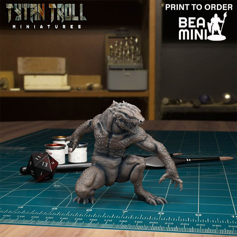 Trogolodyte 06 | BeaMini Print to Order Miniatures