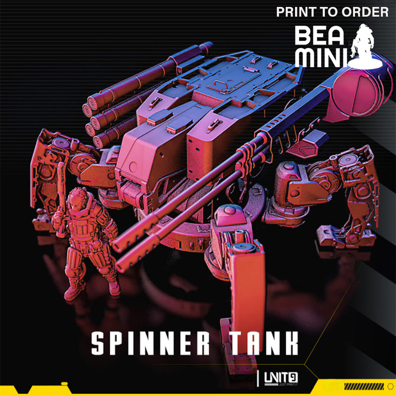 Spinner Tank | BeaMini Print to Order Miniatures