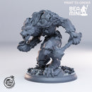 Gnoll Leader with Mace | BeaMini Print to Order Miniatures