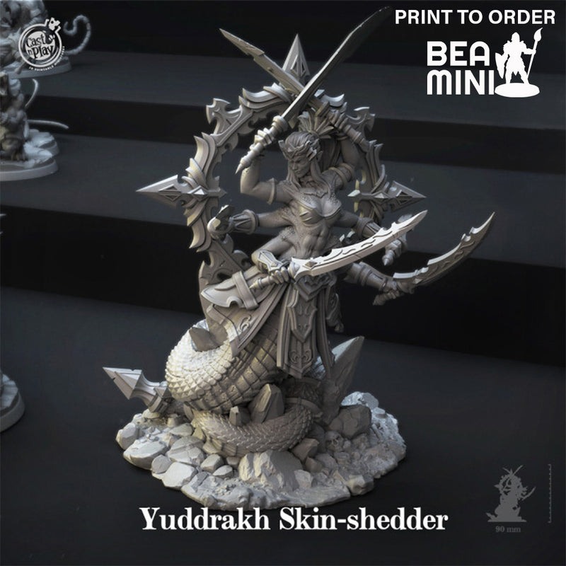Yuddrakh Skin-Shedder | BeaMini Print to Order Miniatures