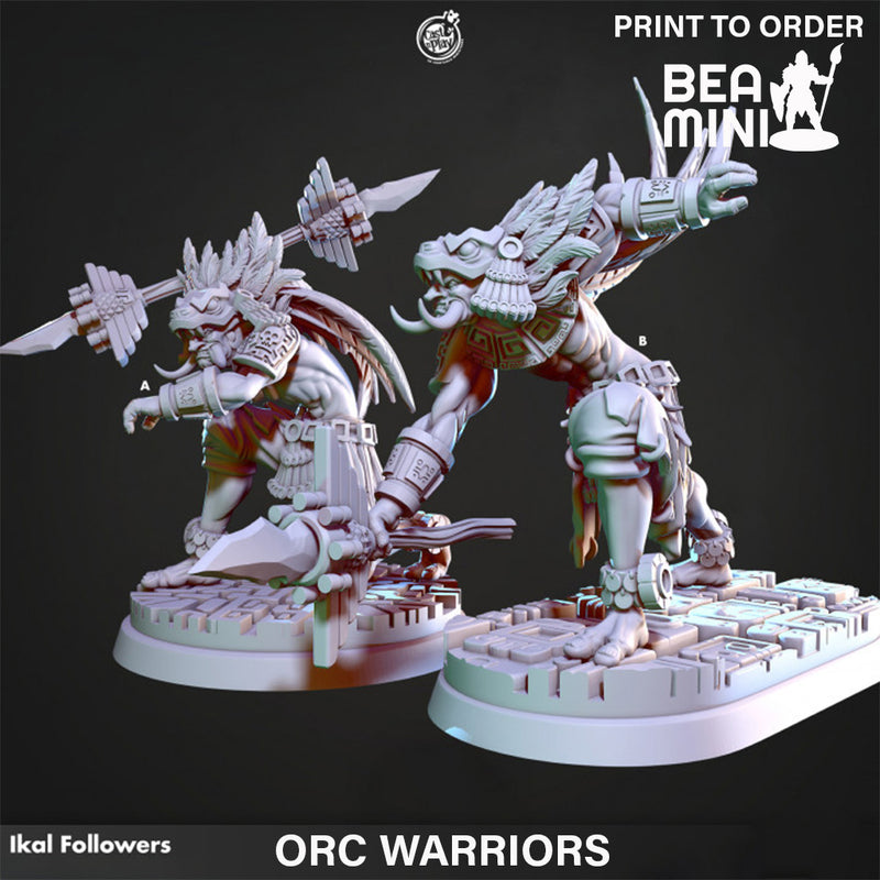 Orc Warrior | BeaMini Print to Order Miniatures