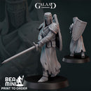 Human Paladin 03  | BeaMini Print to Order Miniatures