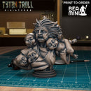 Curse of Strahd - Wensencia Bust | BeaMini Print to Order Miniatures