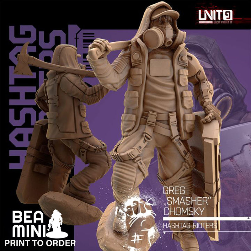 Greg 'Smasher' Chomsky | BeaMini Print to Order Miniatures
