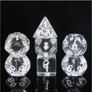Snow Melt - 7 Piece Polyhedral Dice Set + Dice Bag