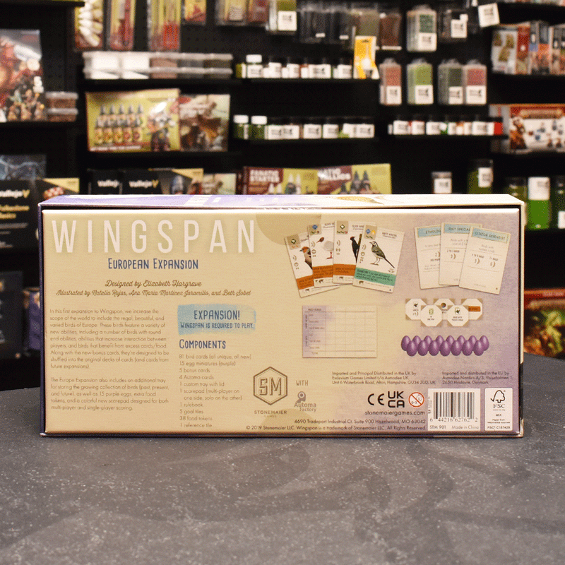 Wingspan European Expansion