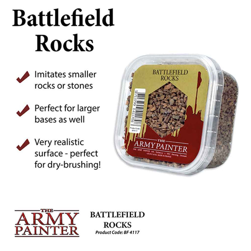 Army Painter Basing - Battlefield Rocks - Bea DnD Games
