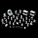 Townspeople & Accessories WizKids Deep Cuts Unpainted Miniatures - Bea DnD Games