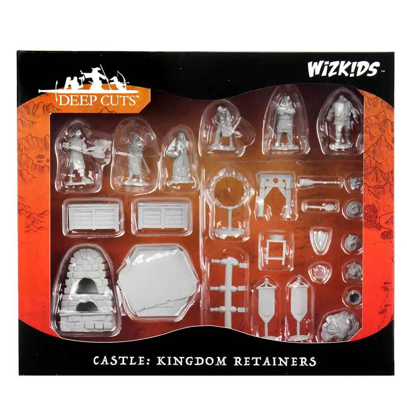 WizKids Deep Cuts Unpainted Miniatures Castle: Kingdom Retainers - Bea DnD Games